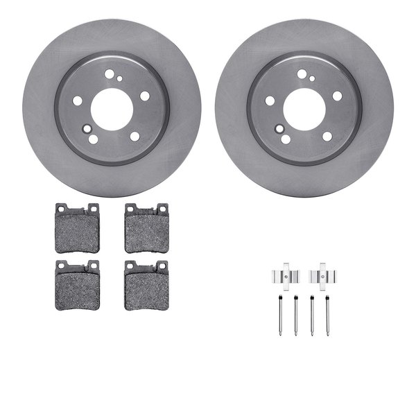 Dynamic Friction Co 6312-63050, Rotors with 3000 Series Ceramic Brake Pads includes Hardware 6312-63050